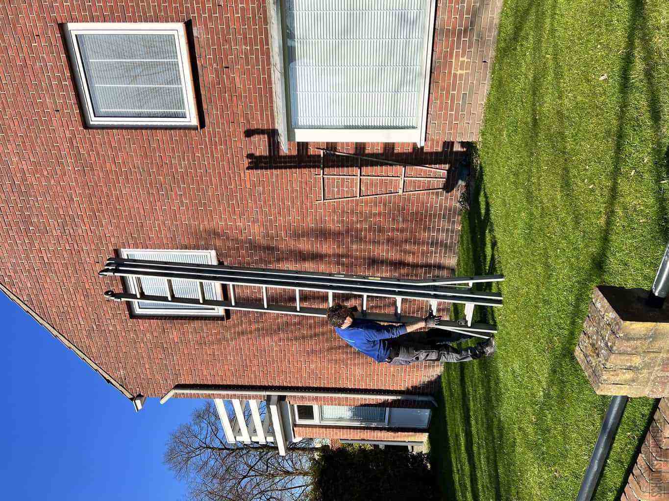 Schagen schoorsteenveger huis ladder